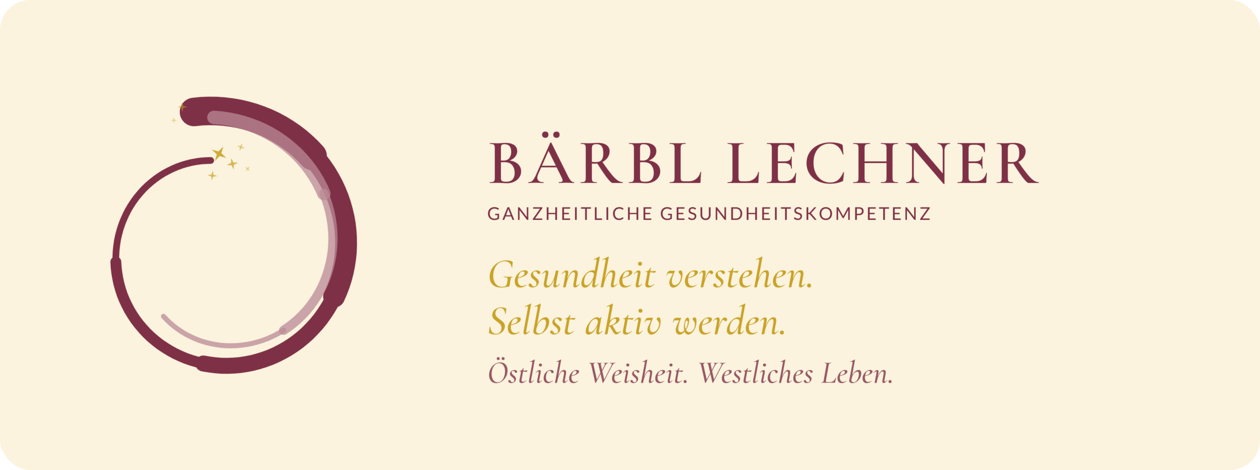 baerbl lechner logo kreis creme tcm-wissen mit westlichen LEbensmitteln und Kräutern